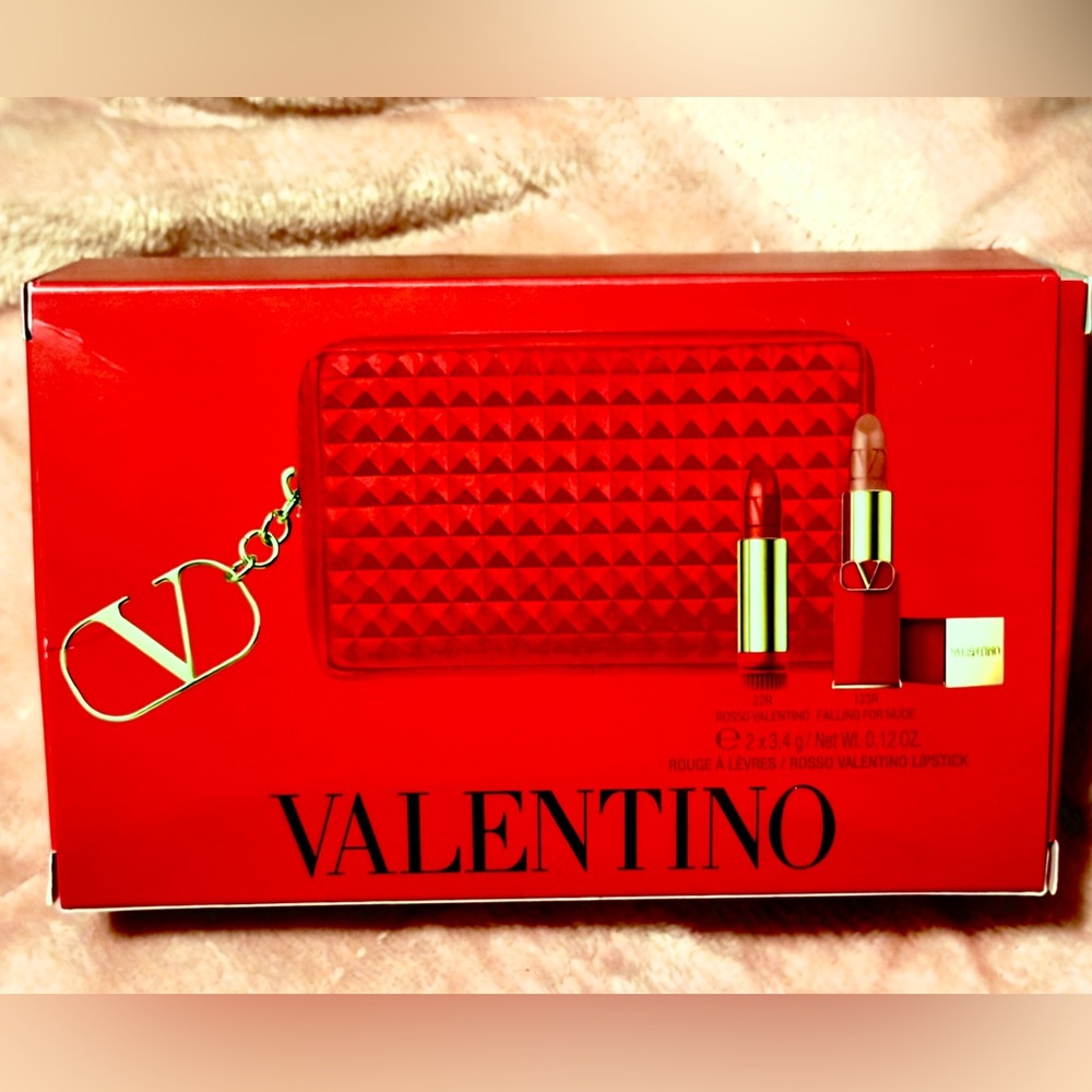 Valentino Spiked Clutch Gift set